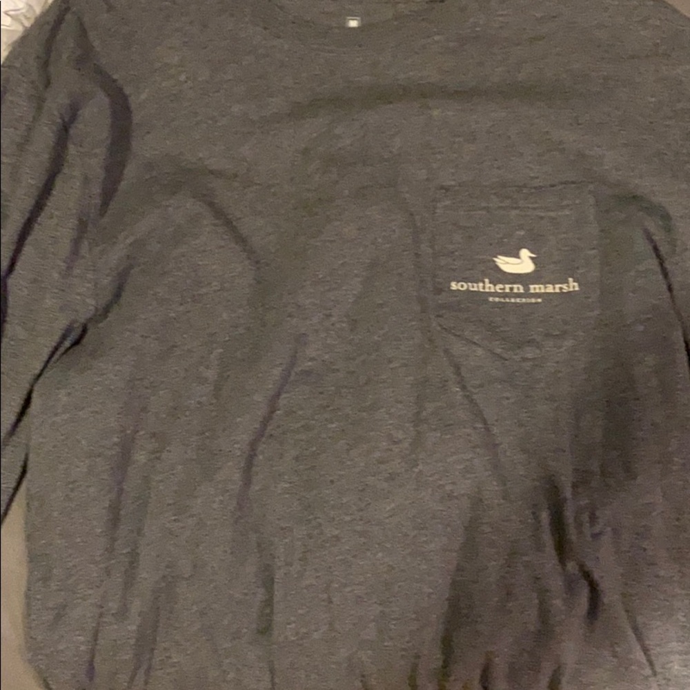 Southern marsh long sleeve pocket tee